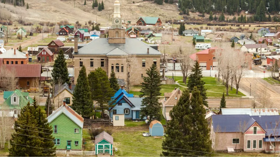 silverton panorama colorado usa