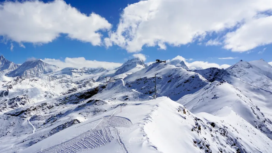 snow alps mountains