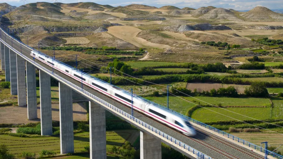 speed train view