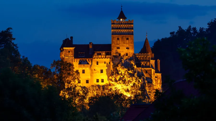the bran castle of dracula in romania