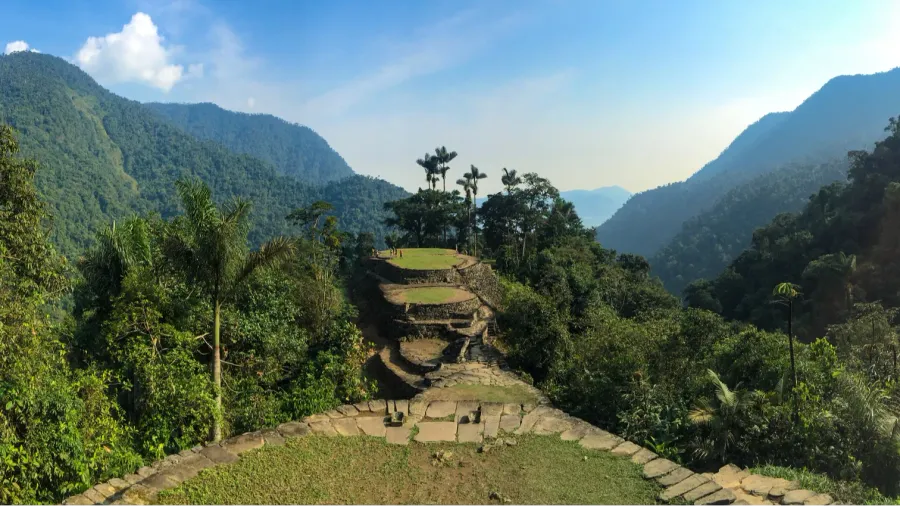 the famous and tourist tayrona park the ciudad perdida lost