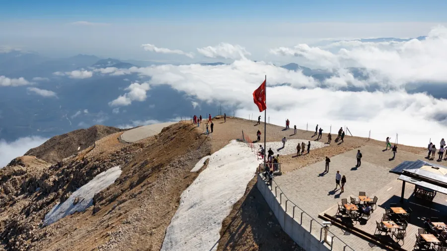the top of tahtali mountain