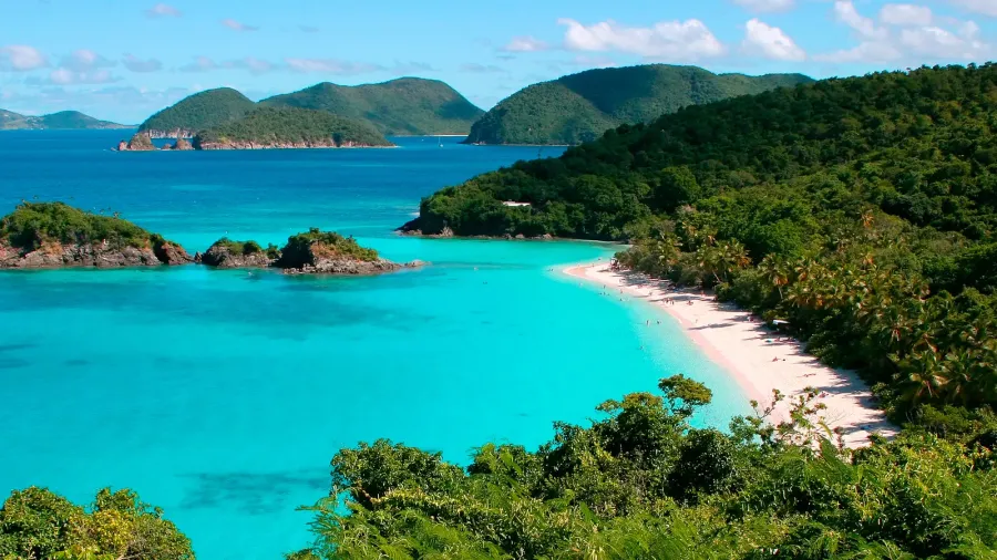 trunk bay on the island of st john