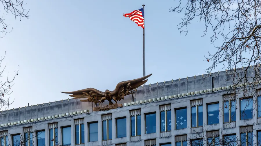 us embassy in london in winter