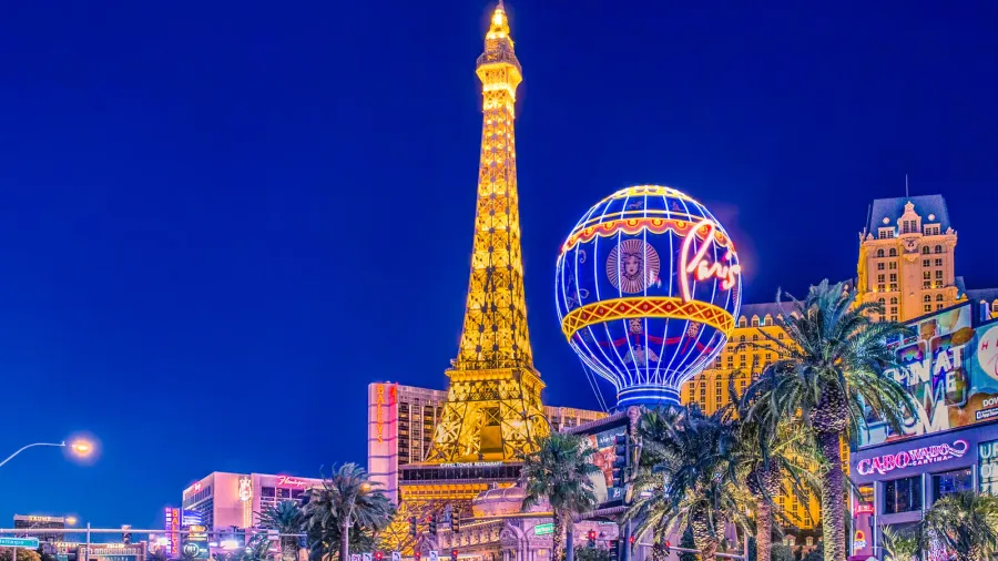 vegas at night