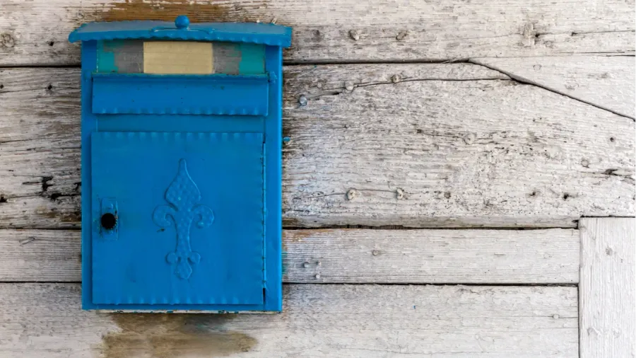 vintage mailbox