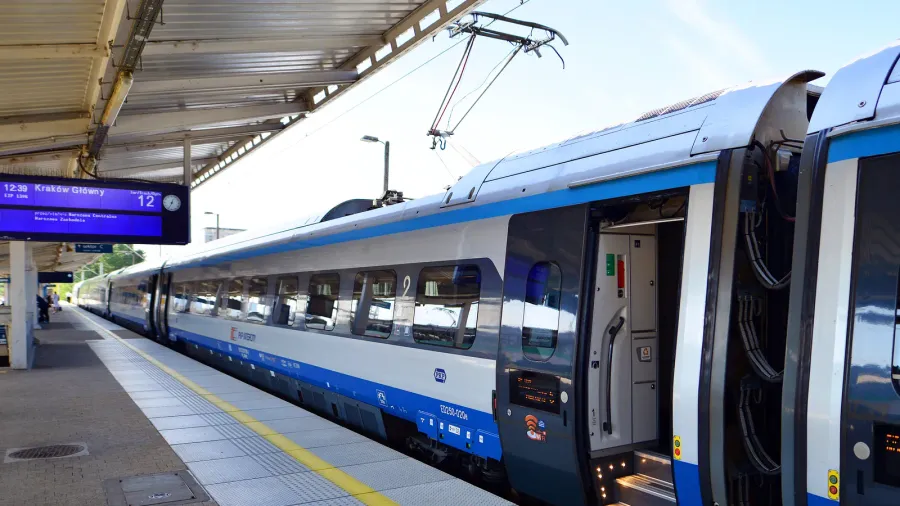 warsaw poland 5 september 2023 pkp intercity polish train sleeping