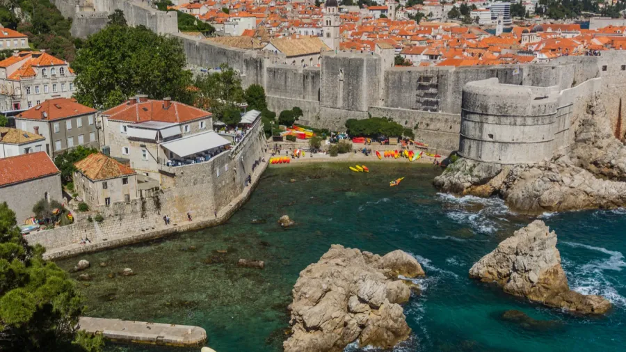 west harbor of dubrovnik croatia