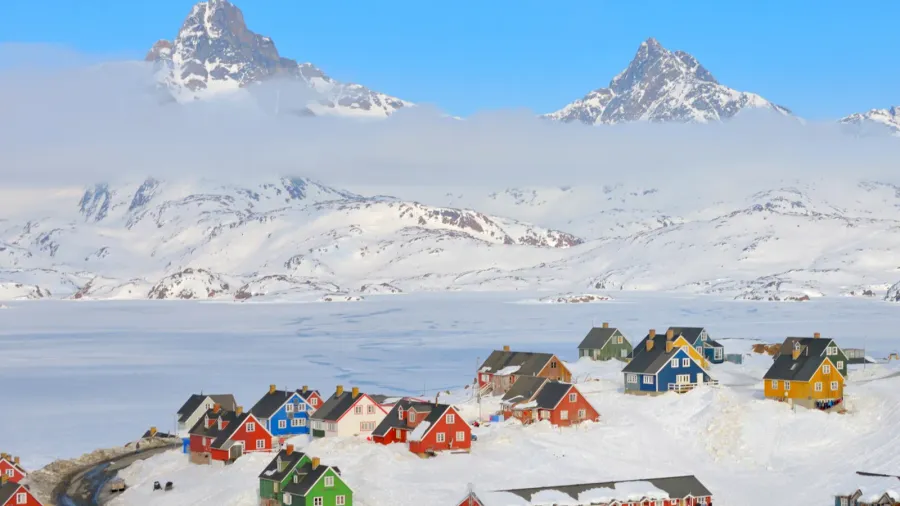 wintertime in tasiilaq greenland