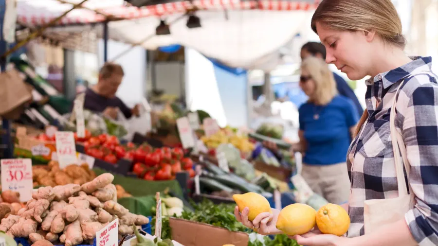 woman at the market