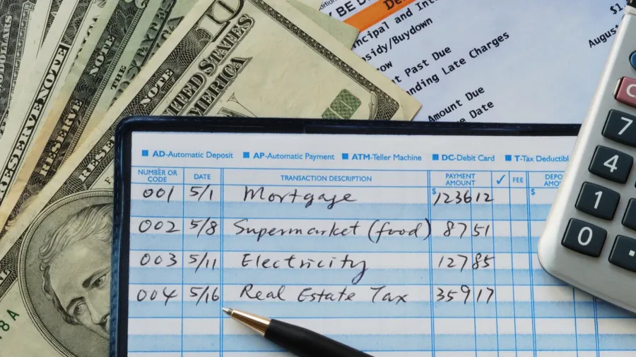 write some checks to make payments for household expenses