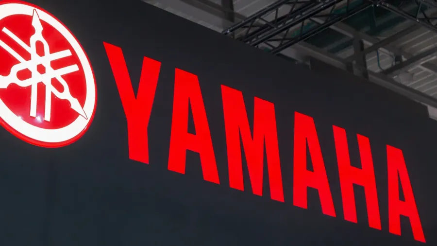 yamaha logo at eicma 2019 in milan italy